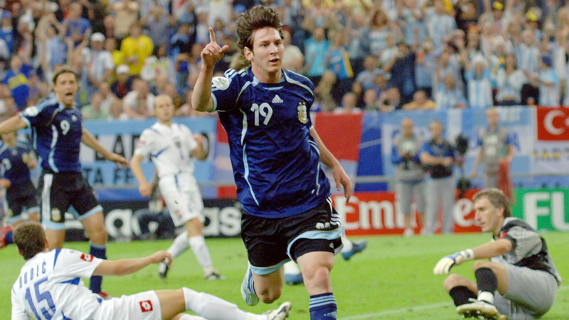 Lionel Messi in 2006 World Cup Cycle