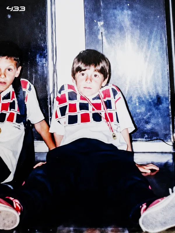 Lionel Messi and Diego Maradona